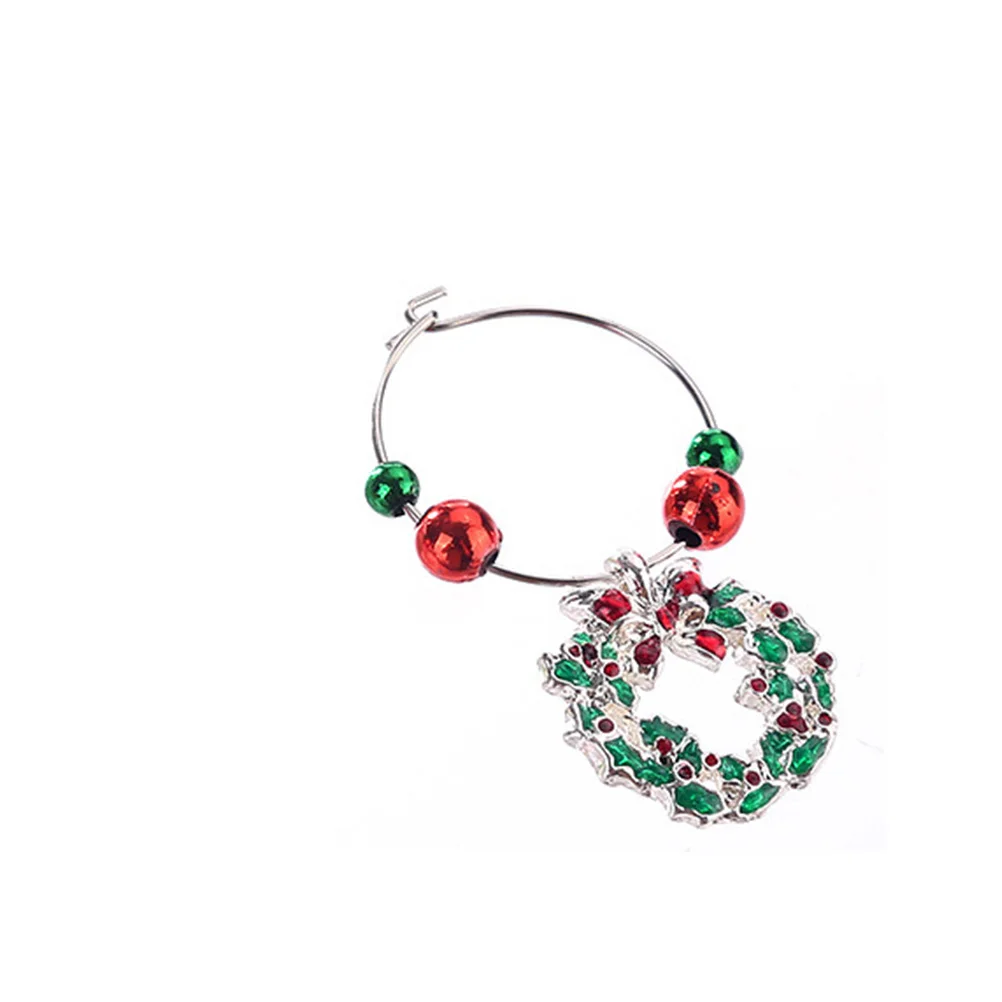 6pcs Wine Glass Charms Christmas Metal Drink Markers Goblet Rings Holiday Party Favors Bar Tools Kitchen Bar Accessories
6pcs Wine Glass Charms Christmas Metal Drink Markers Goblet Rings Holiday Party Favors Bar Tools Kitchen Bar Accessories