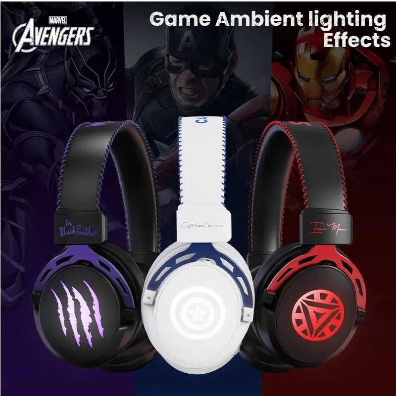 Беспроводные игровые наушники Marvel с низкой задержкой, Bluetooth, накладные, с шумоподавлением, микрофоном и Hi-Fi звуком для киберспорта
Беспроводные игровые наушники Marvel с низкой задержкой, Bluetooth, накладные, с шумоподавлением, микрофоном и Hi-Fi звуком для киберспорта