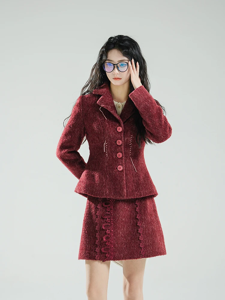 Glayy оригинальный дизайн, высококачественный хлопковый шерстяной костюм в стиле ретро, комплект из двух предметов с застежкой талии и юбкой для женщин
Glayy оригинальный дизайн, высококачественный хлопковый шерстяной костюм в стиле ретро, комплект из двух предметов с застежкой талии и юбкой для женщин