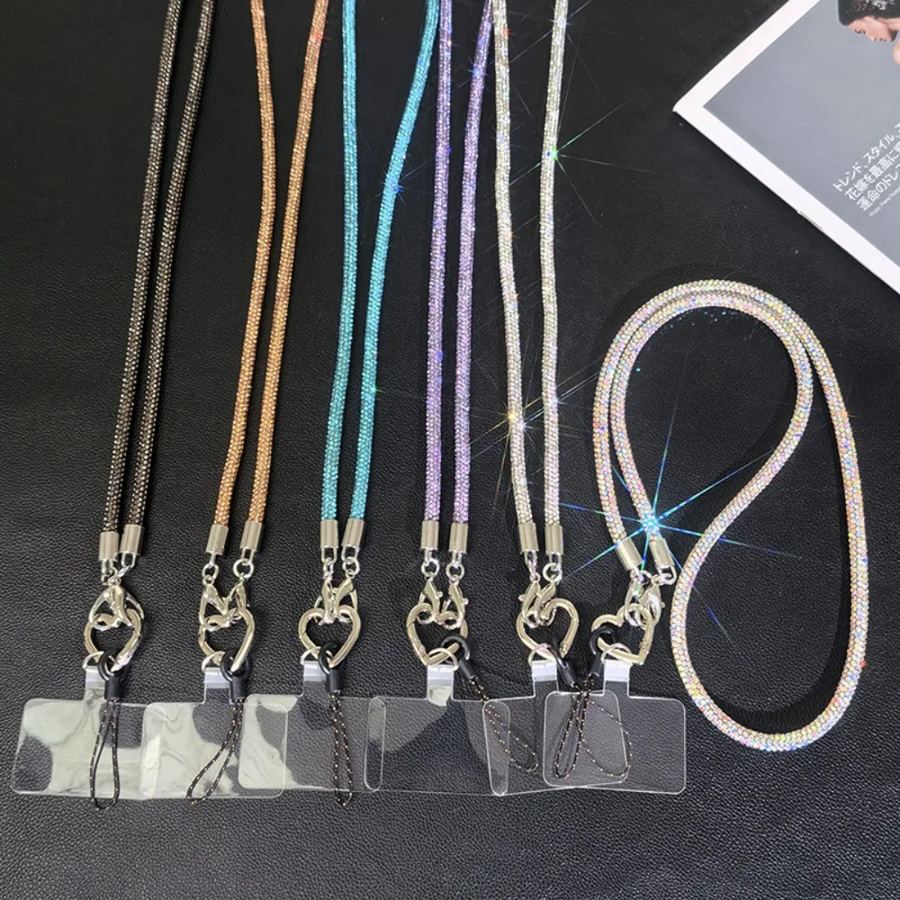 Fashion Crystal Rhinestone Phone Lanyard Bright Bling Bling Phone Case Chain Straps Hanging Cord Phone Accessories
Fashion Crystal Rhinestone Phone Lanyard Bright Bling Bling Phone Case Chain Straps Hanging Cord Phone Accessories