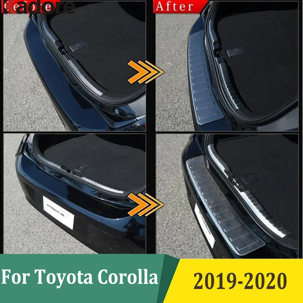 Для Toyota Corolla 2019 2020 хэтчбек из нержавеющей стали, внешний задний бампер, защитная накладка, накладка на задний багажник, накладка накладки 
Для Toyota Corolla 2019 2020 хэтчбек из нержавеющей стали, внешний задний бампер, защитная накладка, накладка на задний багажник, накладка накладки