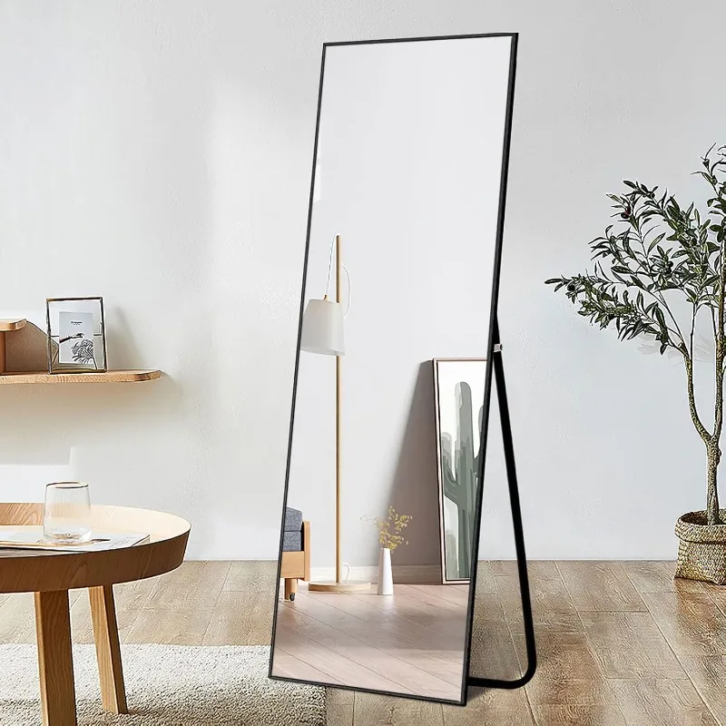 59"x20" Full Length Mirror Floor Mirror with Standing Holder Bedroom Dressing Mirror Standing Hanging or Leaning
59"x20" Full Length Mirror Floor Mirror with Standing Holder Bedroom Dressing Mirror Standing Hanging or Leaning