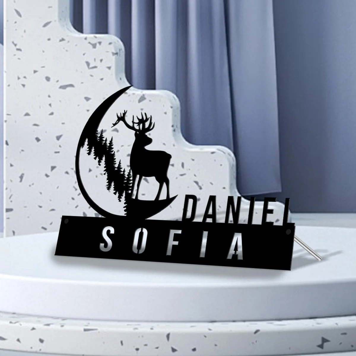 Custom Christmas Deer Desk Name Plate Wedge Personalized Merry Christmas Family Gifts Nameplate Office Sign Plaque Art Home
Custom Christmas Deer Desk Name Plate Wedge Personalized Merry Christmas Family Gifts Nameplate Office Sign Plaque Art Home