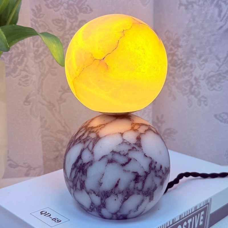 Nordic Minimalist Natural Marble Table Lamp, Designer Creative Ambient Light for Living Room Bedroom Bedside
Nordic Minimalist Natural Marble Table Lamp, Designer Creative Ambient Light for Living Room Bedroom Bedside
