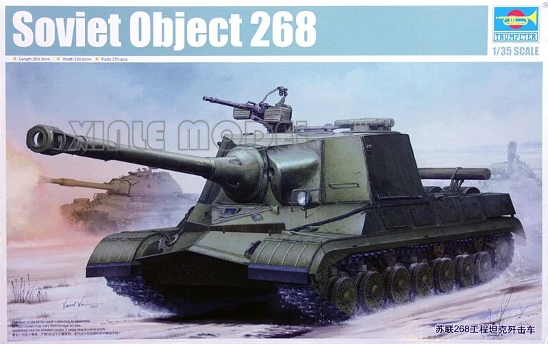 1/35 Trumpeter assembly model 05544 Soviet 268 Engineering Tank Destroyer Plastic Scale Model Kit
1/35 Trumpeter assembly model 05544 Soviet 268 Engineering Tank Destroyer Plastic Scale Model Kit