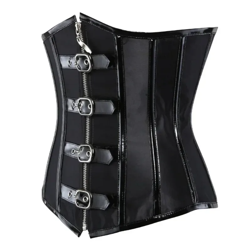 Waist Trainer Gothic Underbust Corset Zipper Waist Cincher Steampunk Bustiers Top Workout Shape Body Sexy Lingerie Slimming Belt
Waist Trainer Gothic Underbust Corset Zipper Waist Cincher Steampunk Bustiers Top Workout Shape Body Sexy Lingerie Slimming Belt