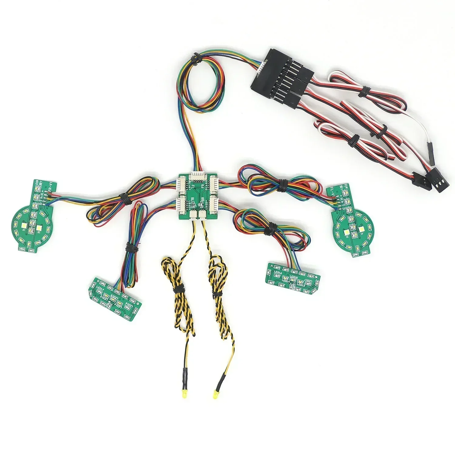 Front Rear Linkage Lighting System LED Light Group for 1/10 RC Crawler Car Trxs NEW Ford Bronco TRX-4 DIY
Front Rear Linkage Lighting System LED Light Group for 1/10 RC Crawler Car Trxs NEW Ford Bronco TRX-4 DIY