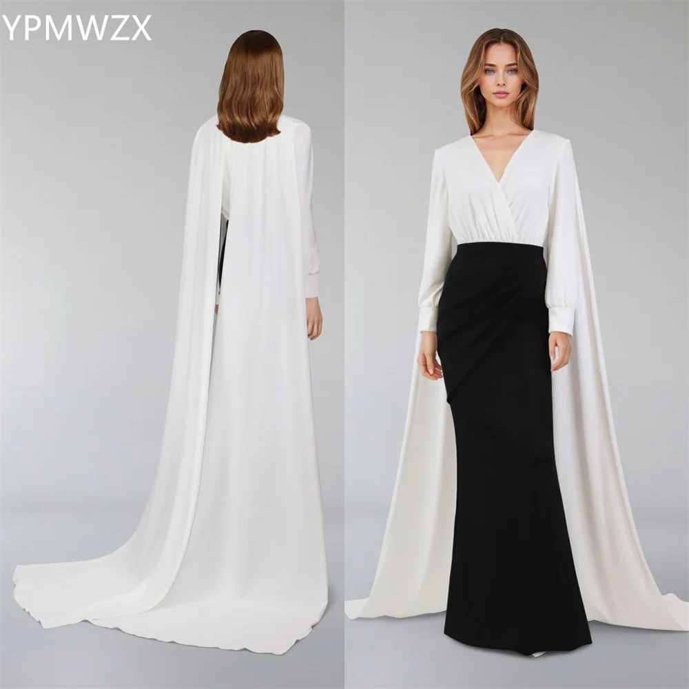 Customized Evening Dress Party Occasion Prom Gown Women YPMWZX V-neck Mermaid Floor Length Skirts Draped Bespoke
Customized Evening Dress Party Occasion Prom Gown Women YPMWZX V-neck Mermaid Floor Length Skirts Draped Bespoke