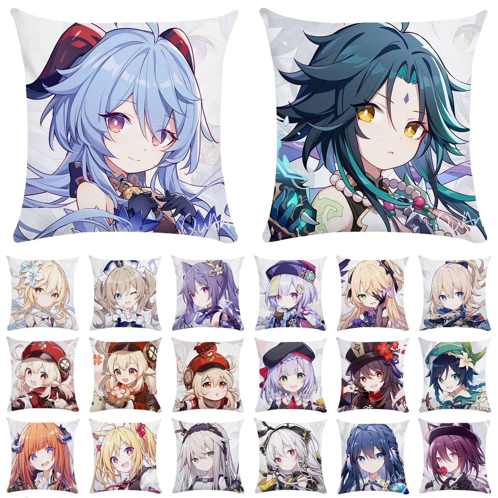 Genshin Impact Anime Pillowcase for Pillows Noelle Aether Throw Pillow Cover Kawaii Decorative Pillows for Bed 45x45 Aesthetics
Genshin Impact Anime Pillowcase for Pillows Noelle Aether Throw Pillow Cover Kawaii Decorative Pillows for Bed 45x45 Aesthetics