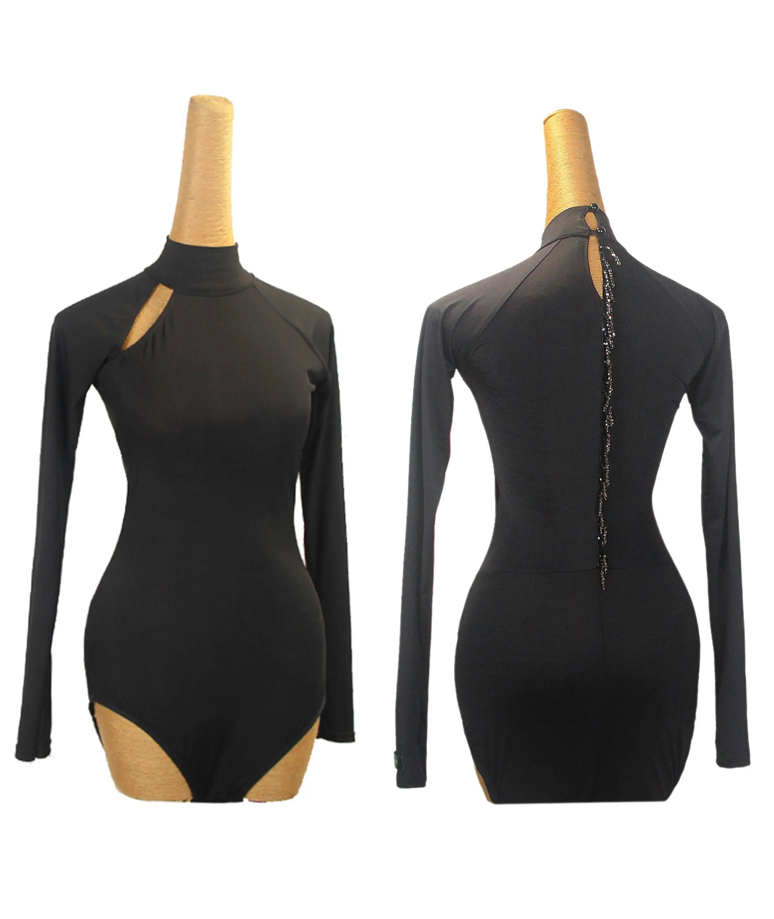 Black Latin Dance Tops Long Sleeves Tassel Bodysuit Women Adult Ballroom Dance Clothes Rumba Cha Cha Dance Practice Wear NV25685
Black Latin Dance Tops Long Sleeves Tassel Bodysuit Women Adult Ballroom Dance Clothes Rumba Cha Cha Dance Practice Wear NV25685