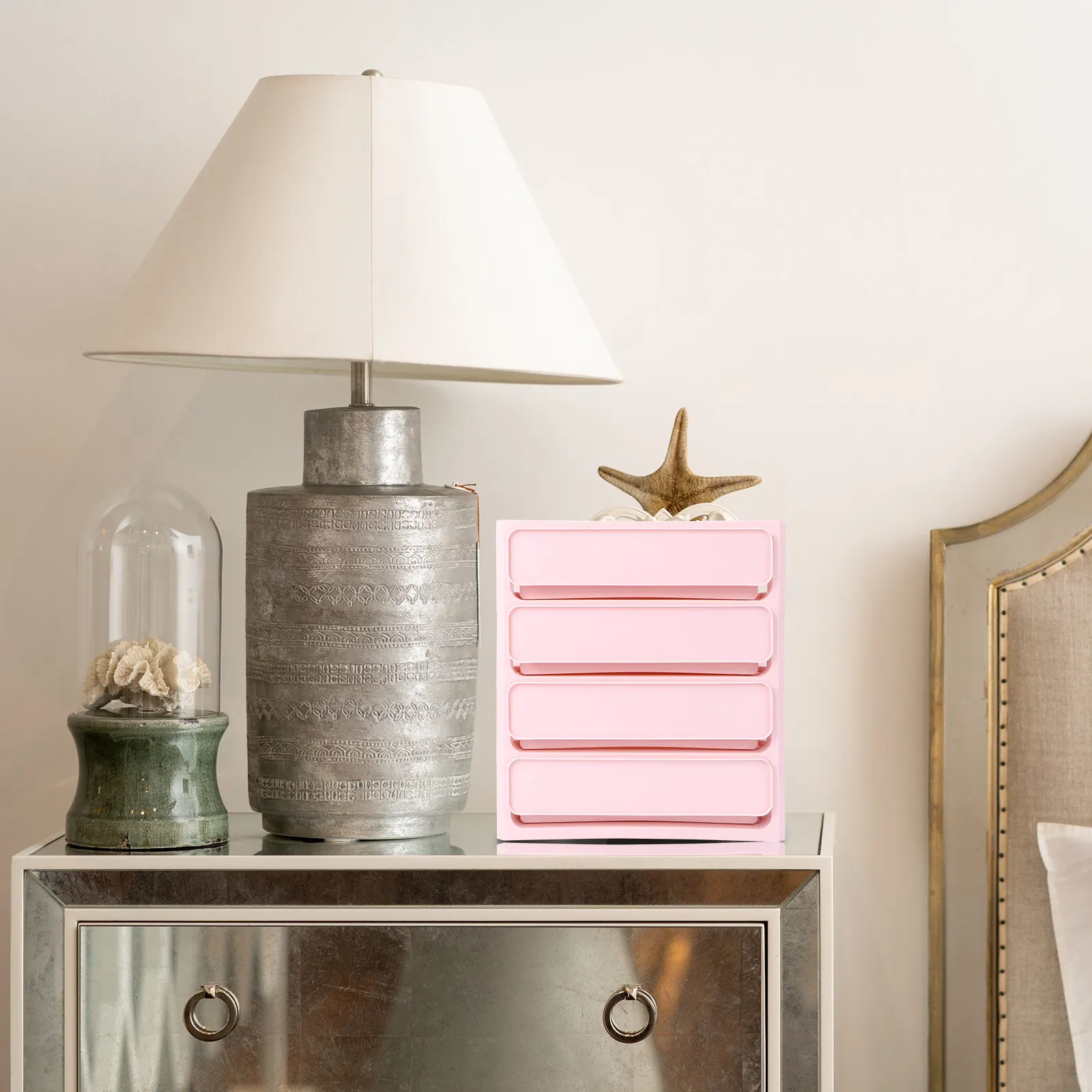 1Pcs Four-Layer Drawer Type Desktop Storage Box Premium PP Plastic Multi-Layer Organizer for Cosmetics Pens Office Supplies
1Pcs Four-Layer Drawer Type Desktop Storage Box Premium PP Plastic Multi-Layer Organizer for Cosmetics Pens Office Supplies