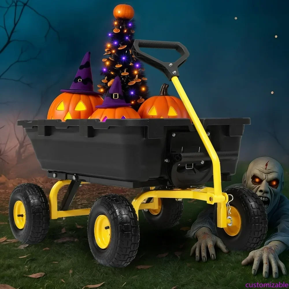 Садовая тележка повышенной прочности с системой быстрого сброса и 4 пневматическими шинами
Садовая тележка повышенной прочности с системой быстрого сброса и 4 пневматическими шинами