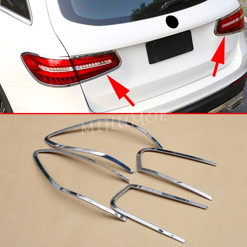For Mercedes GLC X253 2016 2017 2018 2019 2020 2021 2022 Chrome Car Tail Light Cover Rear Lamp Surrounds Trims
For Mercedes GLC X253 2016 2017 2018 2019 2020 2021 2022 Chrome Car Tail Light Cover Rear Lamp Surrounds Trims