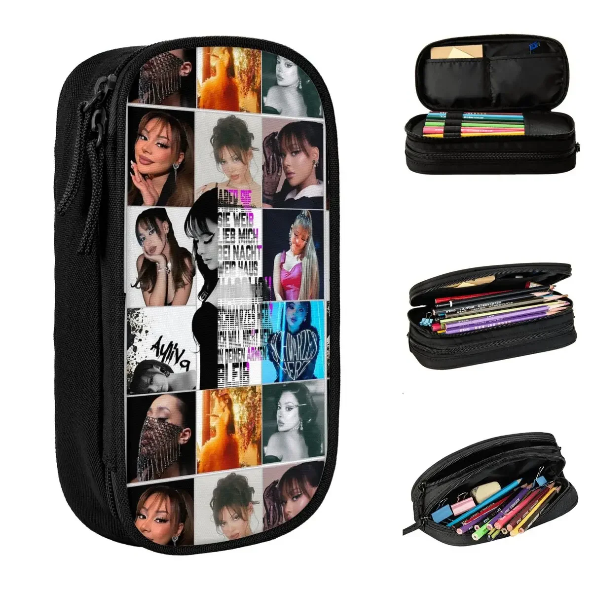 Large-capacity Pencil Pouch Ayliva Liebe Tour 2024 School Supplies Double Layer Pencil Bag Girl Make Up Bag Birthday Gift
Large-capacity Pencil Pouch Ayliva Liebe Tour 2024 School Supplies Double Layer Pencil Bag Girl Make Up Bag Birthday Gift