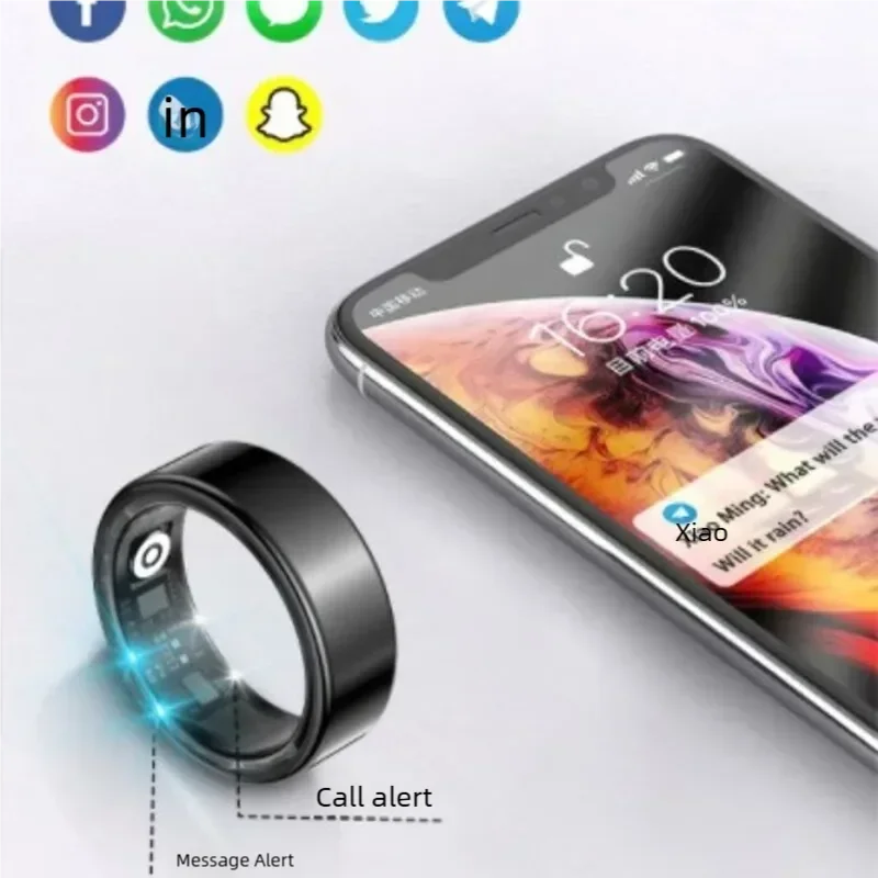 Smart Ring Call Reminder Heart Rate Blood Oxygen Monitor Sleep Exercise Tracker HRV Monitoring E-Book Browser
Smart Ring Call Reminder Heart Rate Blood Oxygen Monitor Sleep Exercise Tracker HRV Monitoring E-Book Browser