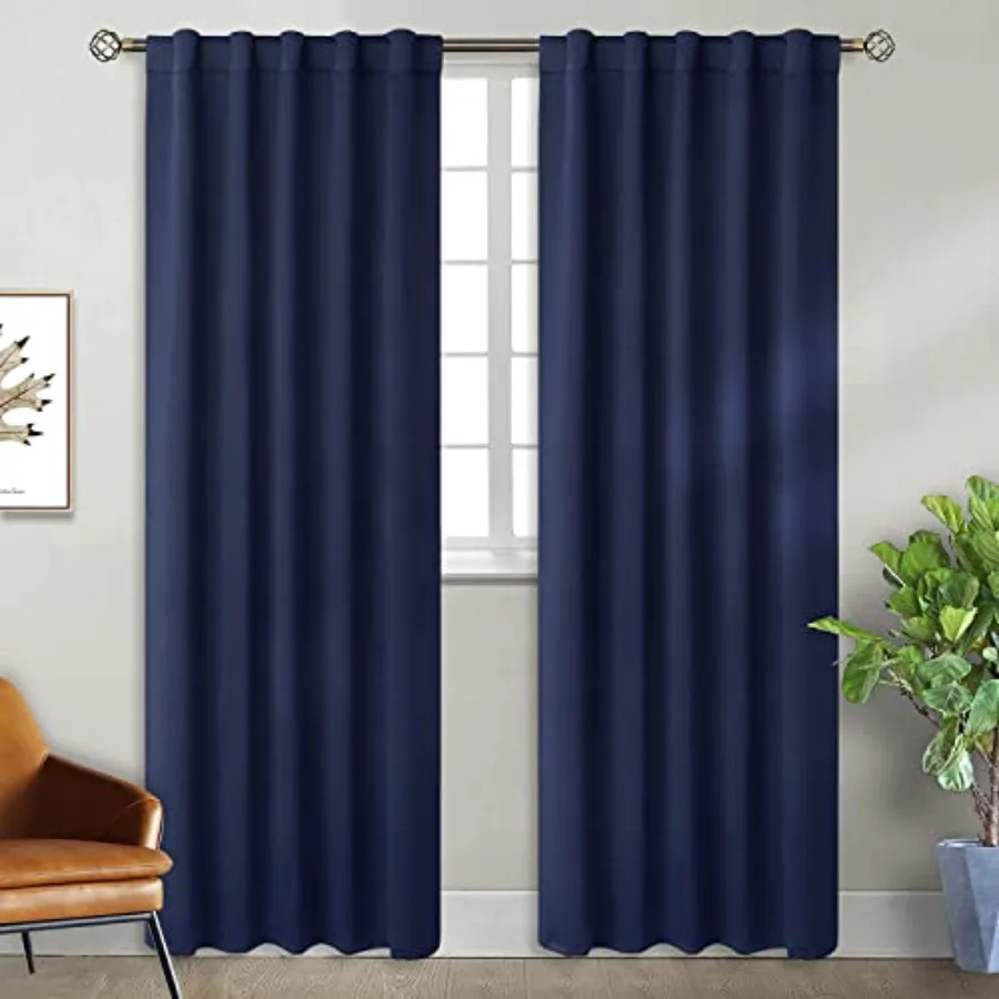 Curtains 84 Inch Length - Rod Pocket and Back Tab Thermal Insulated out Curtains for Living Room, 42 x 84 Inch, 2 Curtain Panel
Curtains 84 Inch Length - Rod Pocket and Back Tab Thermal Insulated out Curtains for Living Room, 42 x 84 Inch, 2 Curtain Panel