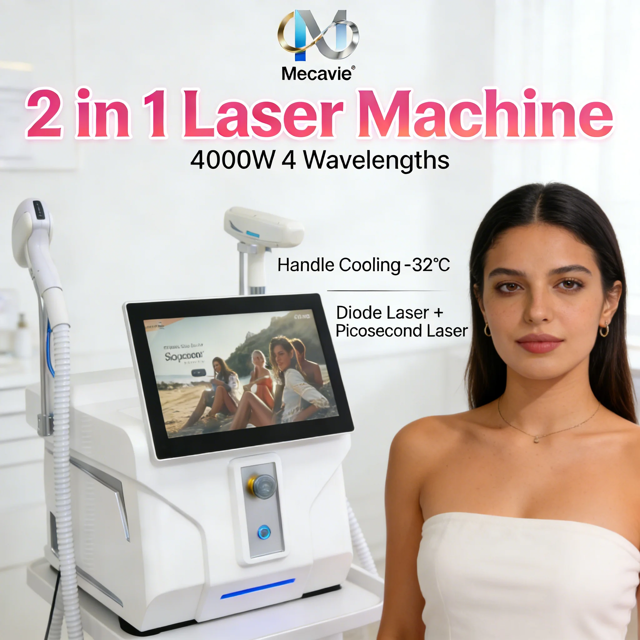 Portable Diode Laser Hair Removal 4 Wavelengths 755nm 808nm 940nm 1064nm 4000W Women Tattoo Removal CE Certification
Portable Diode Laser Hair Removal 4 Wavelengths 755nm 808nm 940nm 1064nm 4000W Women Tattoo Removal CE Certification