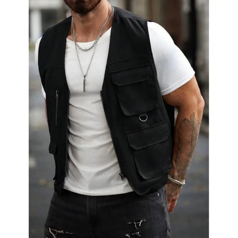 Men's Color Zipper ket Leisure Vest U 539 TEMU Cross-Border Autumn Sle Pure Color Zipper Outdoor Vest
Men's Color Zipper ket Leisure Vest U 539 TEMU Cross-Border Autumn Sle Pure Color Zipper Outdoor Vest
