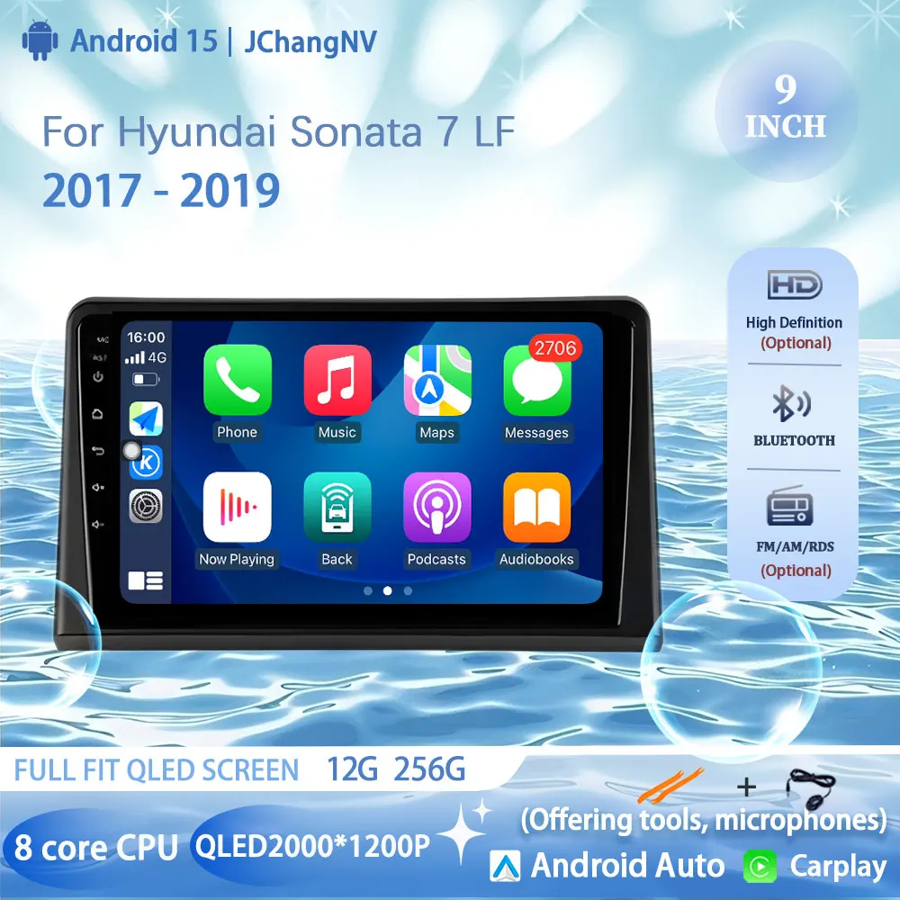 Car Radio Multimedia Video Player For Hyundai Sonata 7 LF 2017 - 2019 Android Auto GPS Navigation Bluetooth WiFi QLED screen
Car Radio Multimedia Video Player For Hyundai Sonata 7 LF 2017 - 2019 Android Auto GPS Navigation Bluetooth WiFi QLED screen