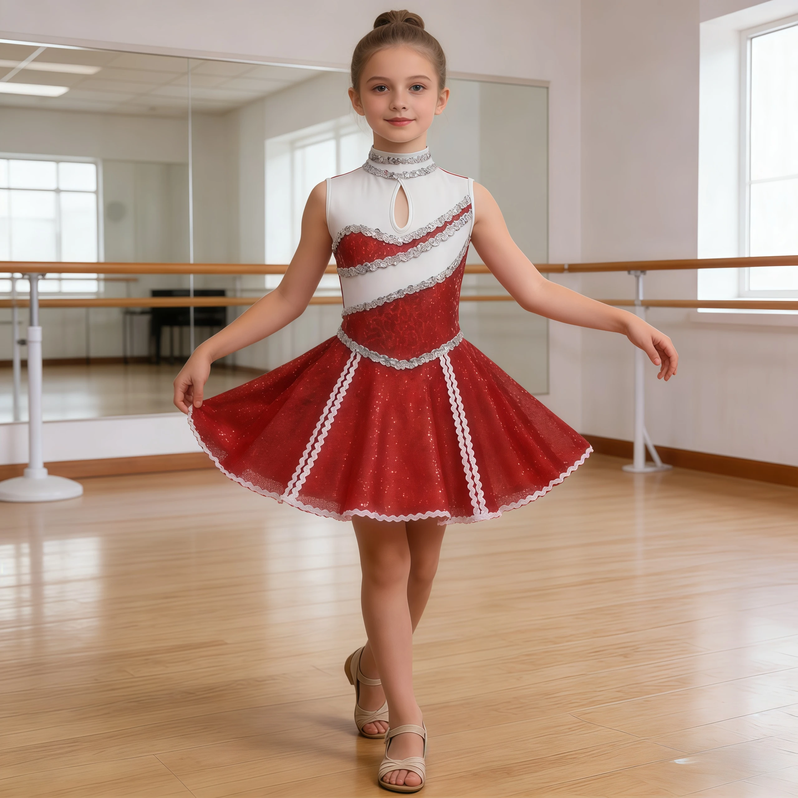 Детские танцевальные костюмы, балетная юбка, одежда для бальных танцев, платье с пайетками для девочек, платье для танцовщиц, нарядное платье для выступлений на сцене
Детские танцевальные костюмы, балетная юбка, одежда для бальных танцев, платье с пайетками для девочек, платье для танцовщиц, нарядное платье для выступлений на сцене