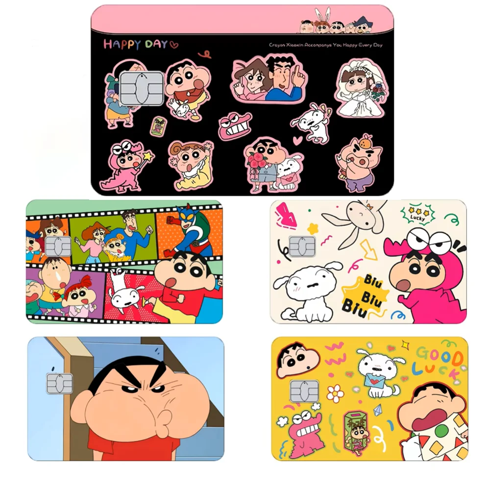 Kawaii Crayon Shin-chan Cute Anime Bank Credit Cards Stickers Cool Decoration Waterproof and Scratch Resistant Stickers Gifts
Kawaii Crayon Shin-chan Cute Anime Bank Credit Cards Stickers Cool Decoration Waterproof and Scratch Resistant Stickers Gifts