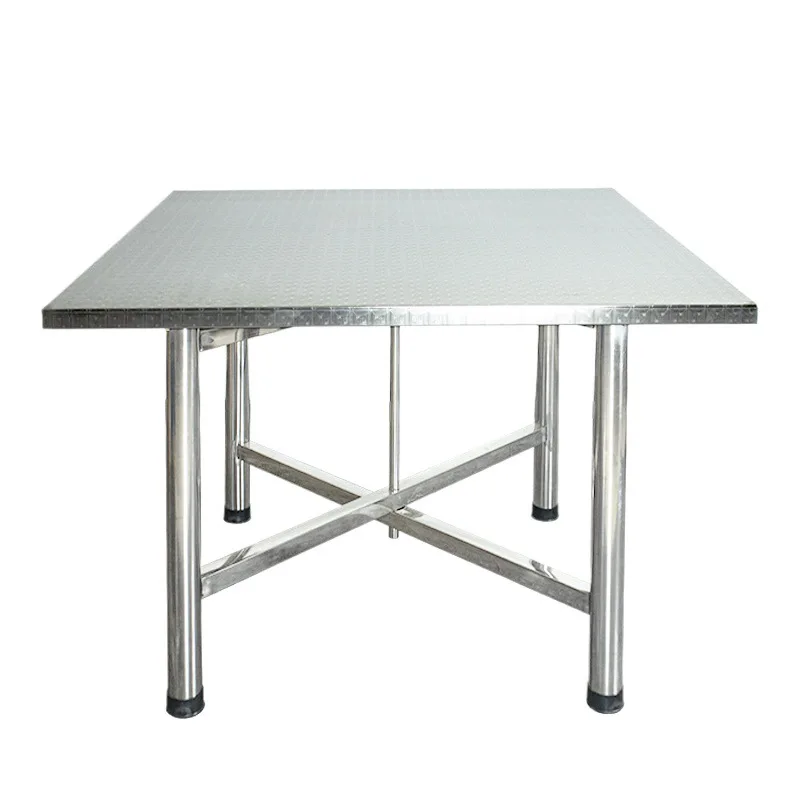 304 stainless steel square 80/90/100/113 multi-size eight immortals, foldable square table, dining table
304 stainless steel square 80/90/100/113 multi-size eight immortals, foldable square table, dining table