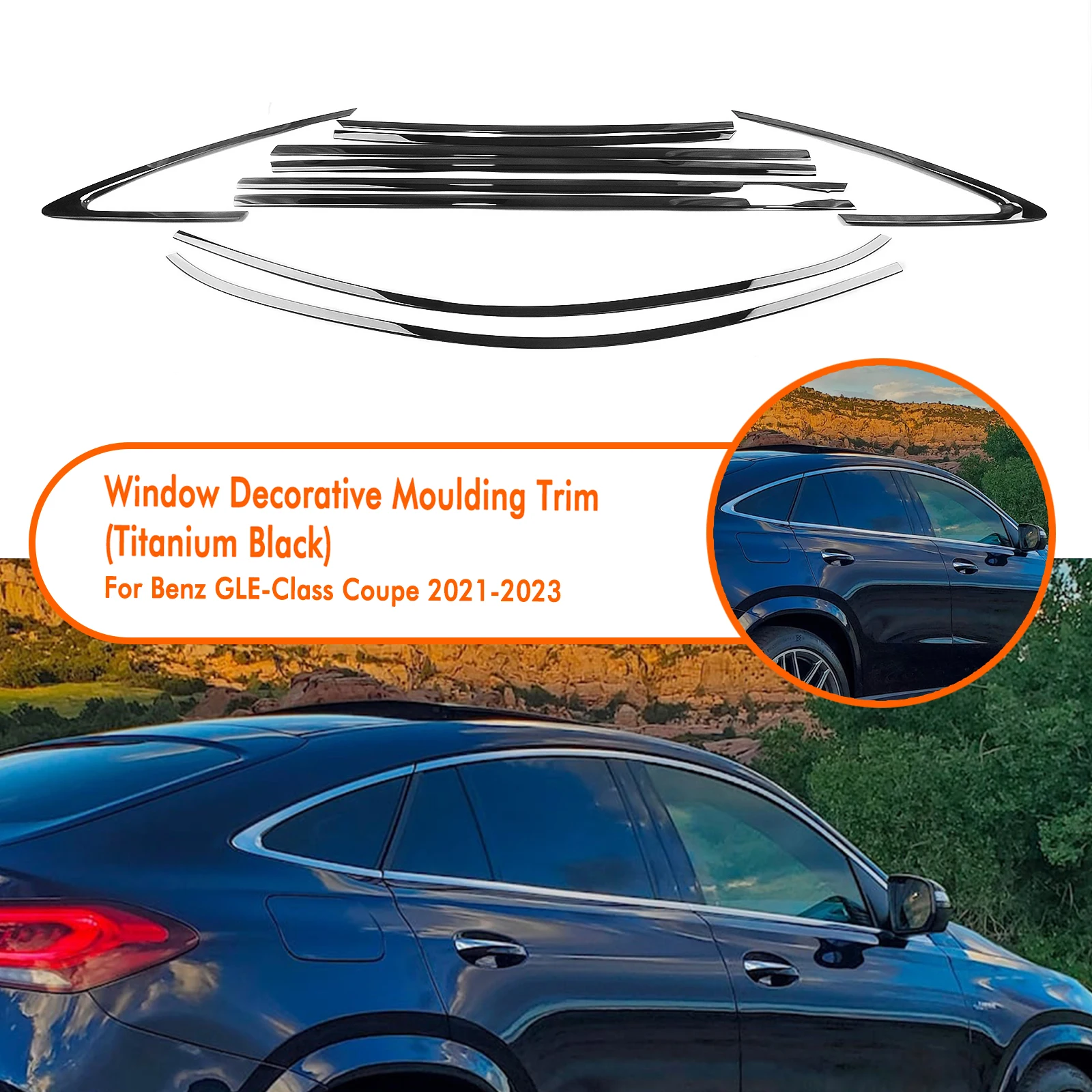 Car Window Trim Cover Seal Shield Strip Weatherstrip For Mercedes Benz GLE Class 2020 2021 2022
Car Window Trim Cover Seal Shield Strip Weatherstrip For Mercedes Benz GLE Class 2020 2021 2022