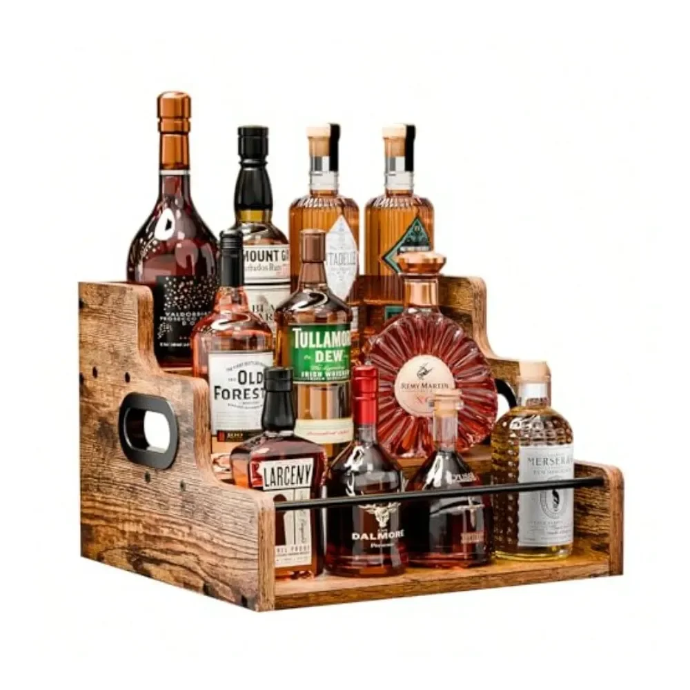 Органайзер для бутылок KLM Liquor: 3-уровневая подставка для кофе и алкоголя, мини-бар, ретро-шкафчик для напитков на столешницу
Органайзер для бутылок KLM Liquor: 3-уровневая подставка для кофе и алкоголя, мини-бар, ретро-шкафчик для напитков на столешницу