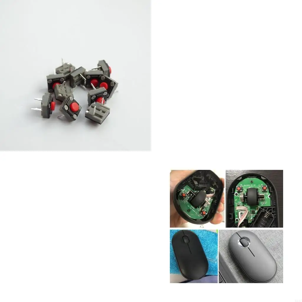 2Pcs Push Button Switches DIP 2pin Micro Momentary Tact Switch 6x6x4.3mm
2Pcs Push Button Switches DIP 2pin Micro Momentary Tact Switch 6x6x4.3mm
