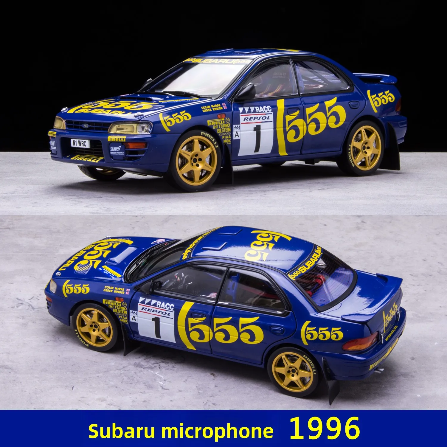 1:18 Sun Star, Subaru, Impreza, Раллийный автомобиль McRae WRC 96, Испания, модель из сплава
1:18 Sun Star, Subaru, Impreza, Раллийный автомобиль McRae WRC 96, Испания, модель из сплава