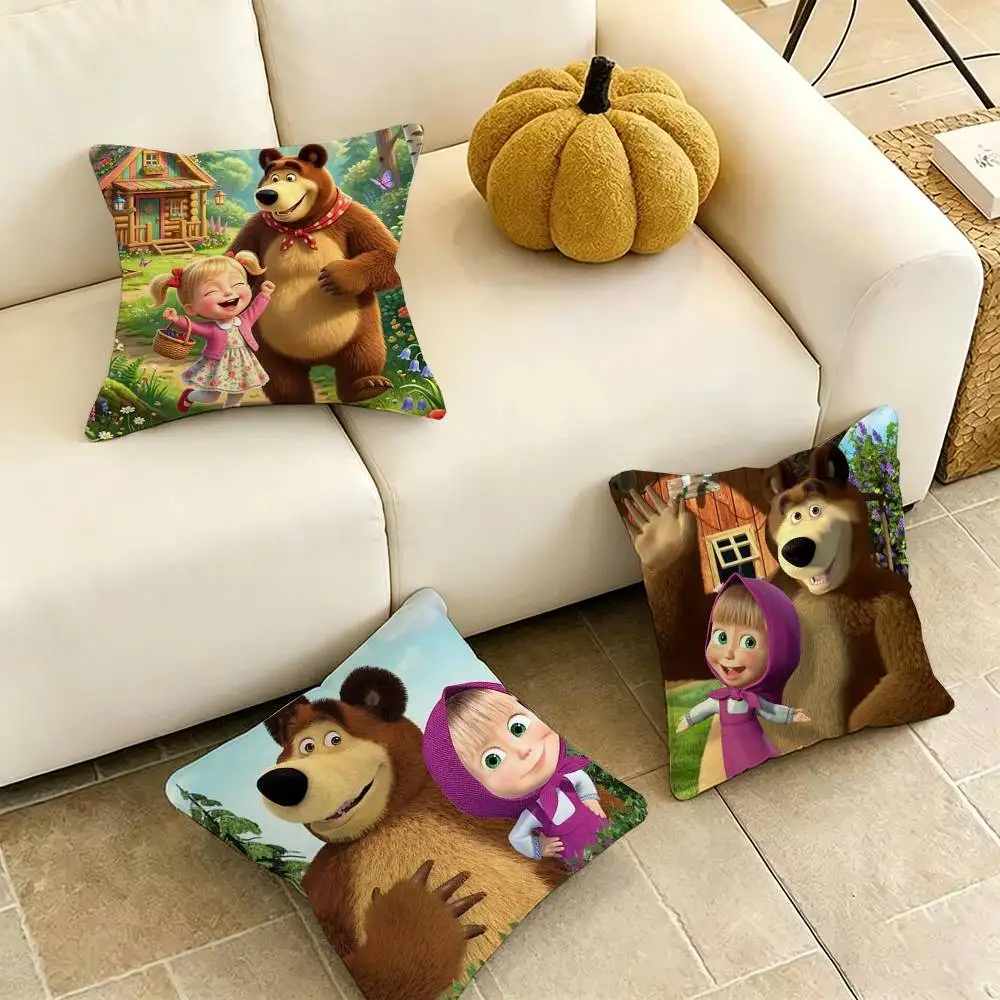 Masha And Bears-S Pillow Case Square Double-Sided Sofa Cushion Cover Bedroom Bedside Pillow Gift
Masha And Bears-S Pillow Case Square Double-Sided Sofa Cushion Cover Bedroom Bedside Pillow Gift
