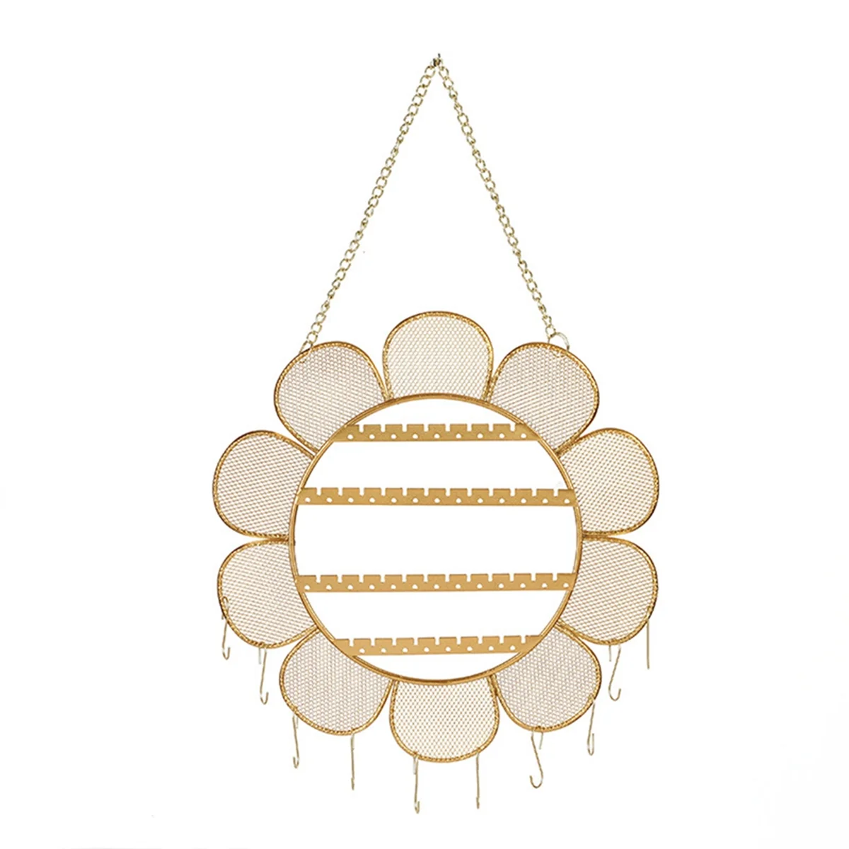 AB72-Gold One-Piece Grid Sunflower Jewelry Rack Necklace Bracelet Earrings Storage Hanging Rack Jewelry Wall Jewelry Display
AB72-Gold One-Piece Grid Sunflower Jewelry Rack Necklace Bracelet Earrings Storage Hanging Rack Jewelry Wall Jewelry Display