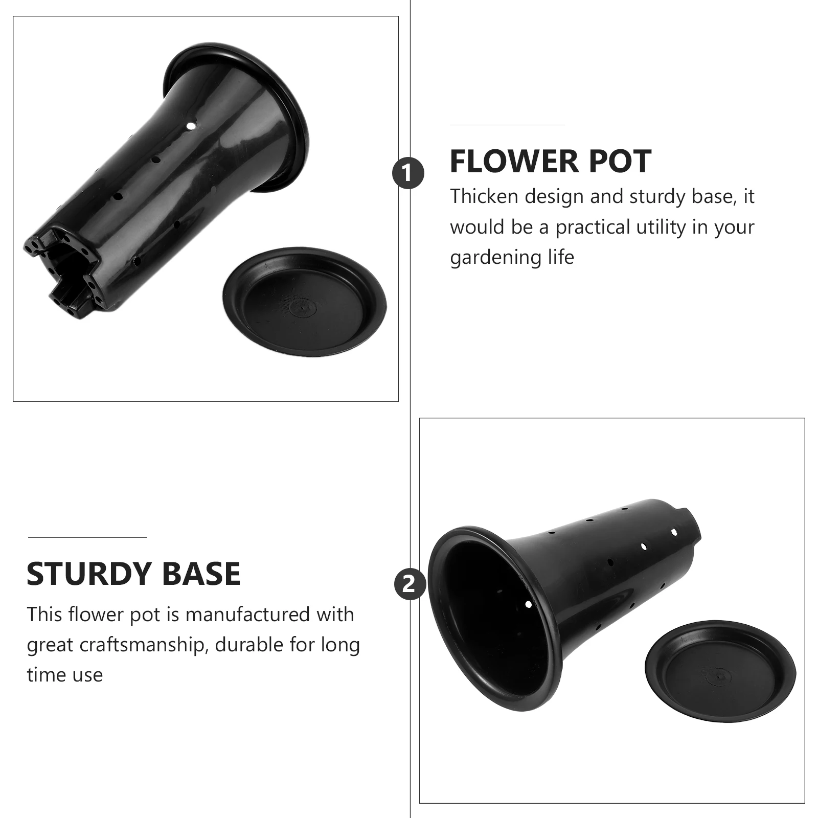 4pcs Breathable Orchid Flower Durable Plastic Plant Pot with Side Holes for Gardening Home Succulent Plants Pot Decor
4pcs Breathable Orchid Flower Durable Plastic Plant Pot with Side Holes for Gardening Home Succulent Plants Pot Decor