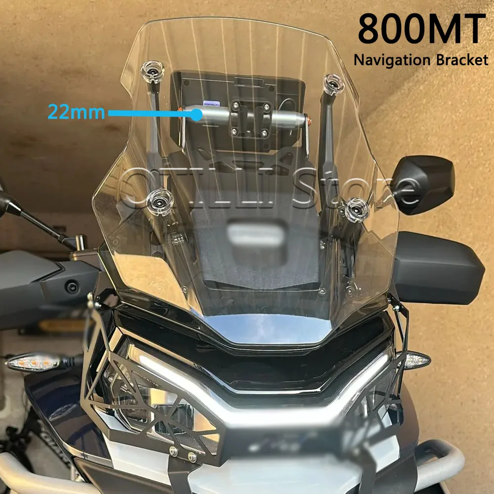 New 2023 Motorcycle For CFMOTO 800 MT 800MT 800mt Windshield Stand Holder Phone Mobile Phone GPS Navigation Plate Bracket 22mm
New 2023 Motorcycle For CFMOTO 800 MT 800MT 800mt Windshield Stand Holder Phone Mobile Phone GPS Navigation Plate Bracket 22mm