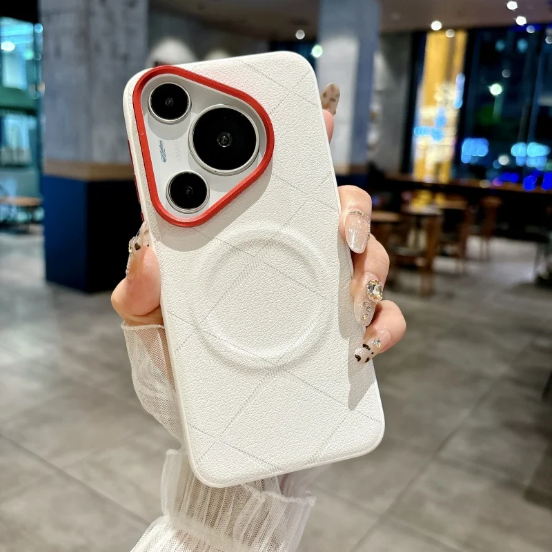 For Huawei Pura 70 Pro Plus Ultra Case Diamond Pattern Leather Magsafe Individual Metal Keys Matte Anti-Slip Grip Soft Cover
For Huawei Pura 70 Pro Plus Ultra Case Diamond Pattern Leather Magsafe Individual Metal Keys Matte Anti-Slip Grip Soft Cover