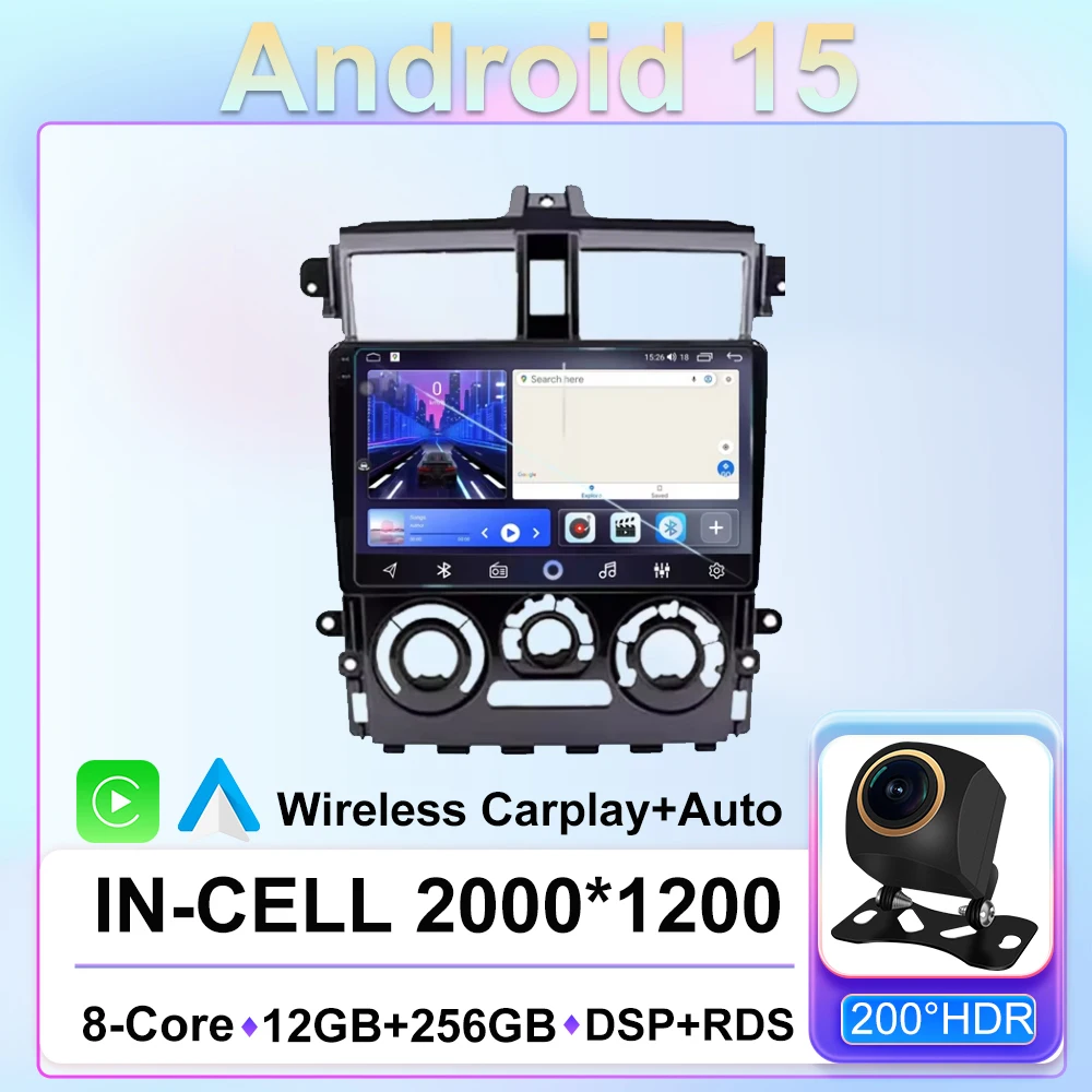 Android 15 для Mitsubishi Colt Plus 2007-2012 авто радио мультимедийный автомобильный плеер головное устройство навигация GPS без 2din DVD 5G WIFI BT
Android 15 для Mitsubishi Colt Plus 2007-2012 авто радио мультимедийный автомобильный плеер головное устройство навигация GPS без 2din DVD 5G WIFI BT