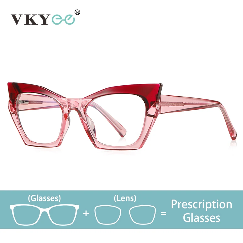 VKYEE Personalized Butterfly Progressive Multifocal Blue Light Protection Glasses Photochromic Customizable Prescription Glasses
VKYEE Personalized Butterfly Progressive Multifocal Blue Light Protection Glasses Photochromic Customizable Prescription Glasses