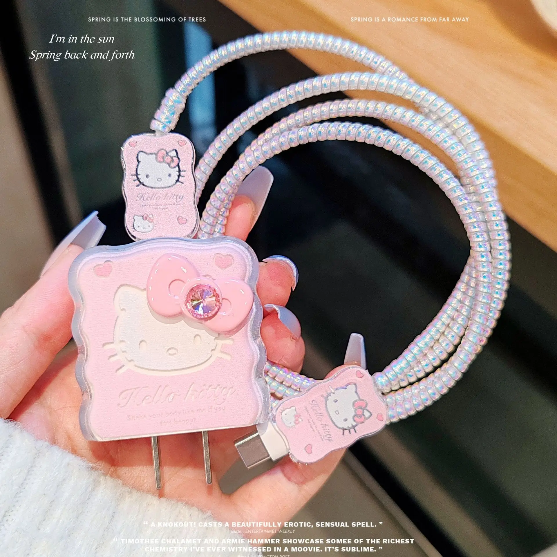Sanrio Hello Kitty устройство для намотки кабеля, зарядное устройство для мобильного телефона, защитный чехол для Apple 20 Вт Y2K, устройство для намотки кабеля, защита для проводов, подарки
Sanrio Hello Kitty устройство для намотки кабеля, зарядное устройство для мобильного телефона, защитный чехол для Apple 20 Вт Y2K, устройство для намотки кабеля, защита для проводов, подарки