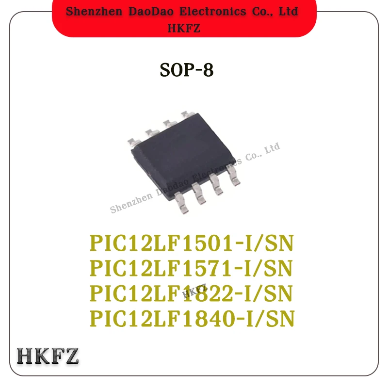 PIC12LF1501-I/SN PIC12LF1571-I/SN PIC12LF1822-I/SN PIC12LF1840-I/SN SOP-8 IC Chip
PIC12LF1501-I/SN PIC12LF1571-I/SN PIC12LF1822-I/SN PIC12LF1840-I/SN SOP-8 IC Chip