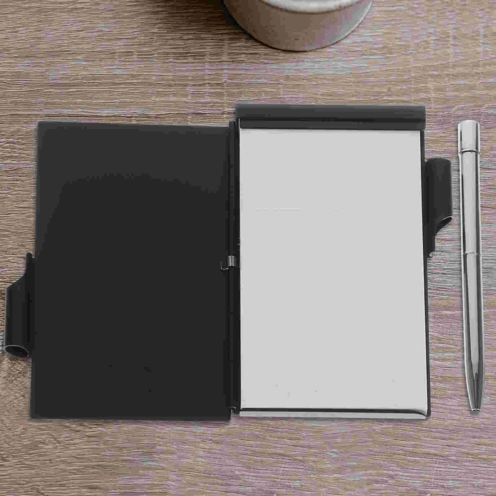 Notebook Schedule Memo Pads Writing Mini Convenient Multi-function Planning Black Metal Shell Shopping
Notebook Schedule Memo Pads Writing Mini Convenient Multi-function Planning Black Metal Shell Shopping