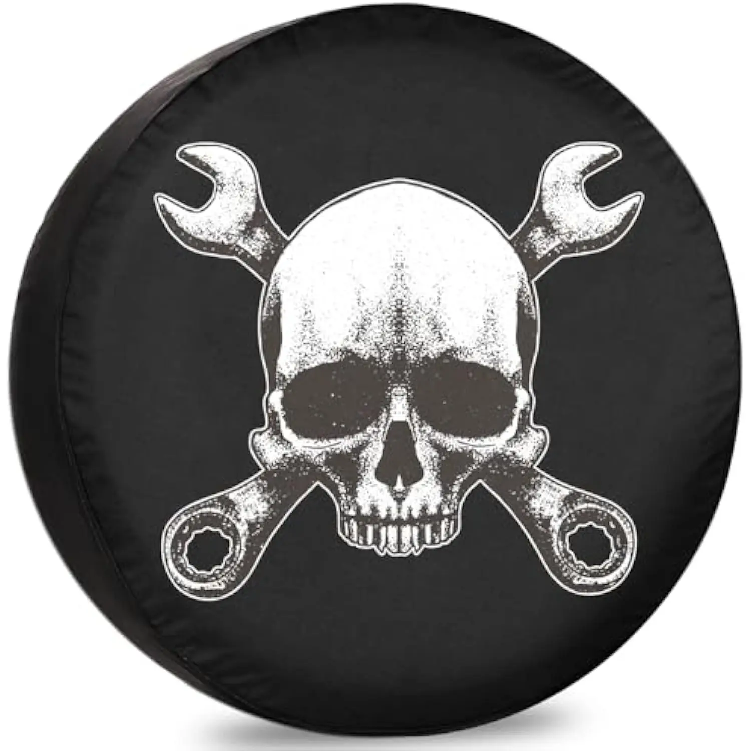Mechanic Skull Wrench Tire Cover Waterproof Dustproof Spare Tire Cover for RV Trailer SUV
Mechanic Skull Wrench Tire Cover Waterproof Dustproof Spare Tire Cover for RV Trailer SUV