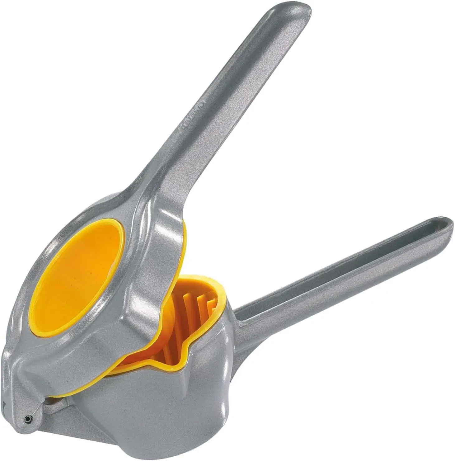 Efficient Grey/Yellow Fruit Press for Juicing Lemons and More, Easy to Use
Efficient Grey/Yellow Fruit Press for Juicing Lemons and More, Easy to Use