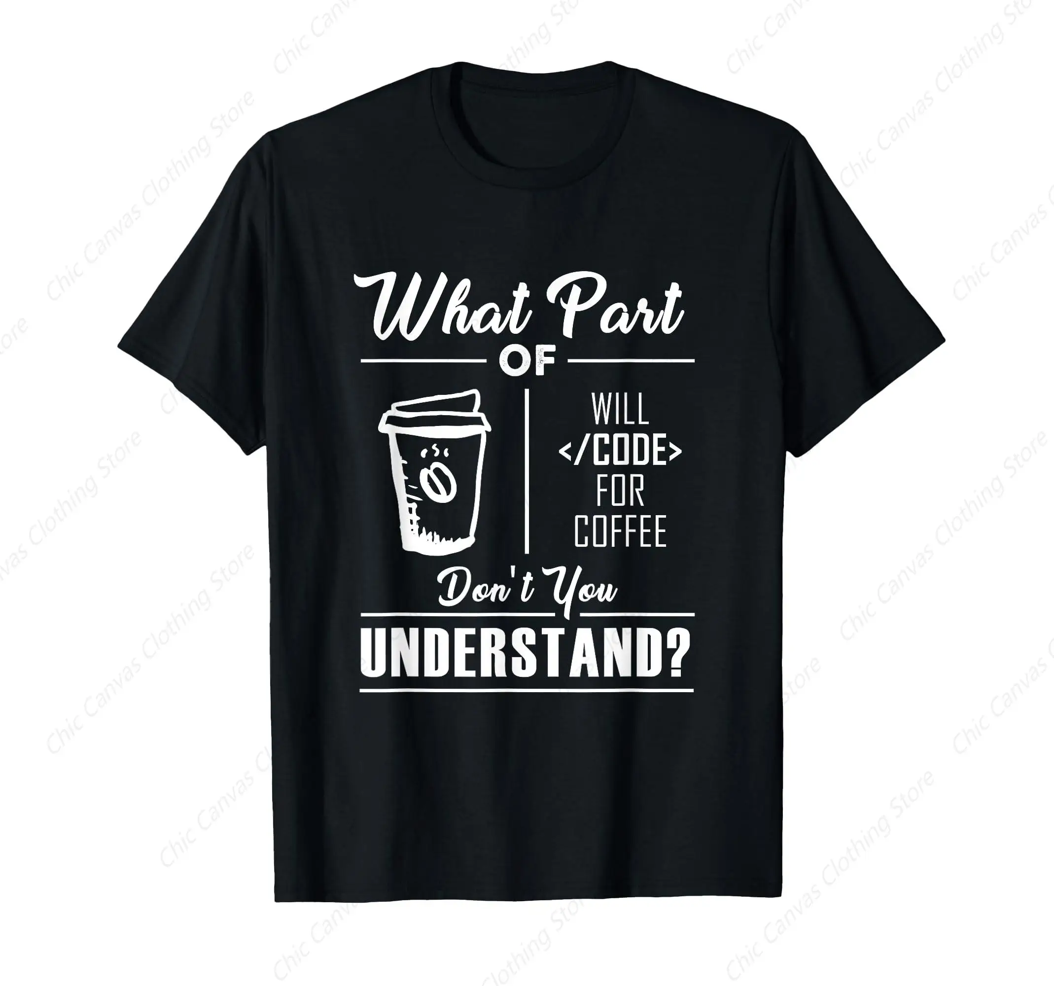 Fun Programmer Coffee Printed T-shirt Programmer Software Engineer Pure Cotton Black T shirt
Fun Programmer Coffee Printed T-shirt Programmer Software Engineer Pure Cotton Black T shirt