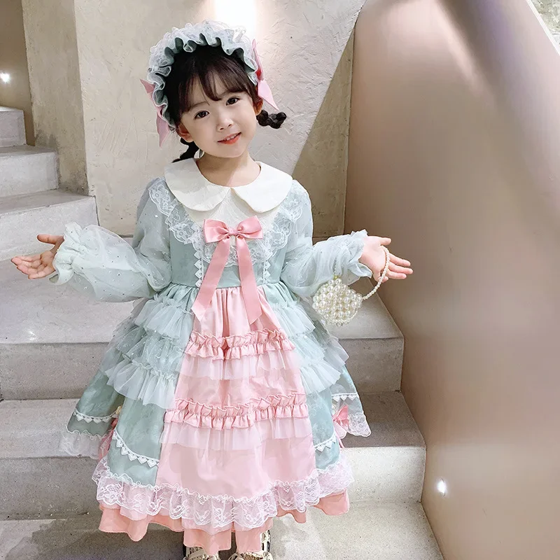 Dress Girls Baby Cute Lolita Style Birthday Party Dress Bridesmaid Wedding Dresses Princess Autumn Costume for Girl
Dress Girls Baby Cute Lolita Style Birthday Party Dress Bridesmaid Wedding Dresses Princess Autumn Costume for Girl