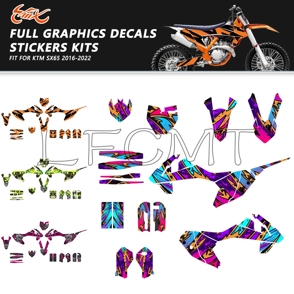 Fit for SX 65 SX65 2016-2020 2017 2018 2019 Motorcycle Stickers 3D/Glossy Thickened Graphics Decals Stickers Custom Name Number
Fit for SX 65 SX65 2016-2020 2017 2018 2019 Motorcycle Stickers 3D/Glossy Thickened Graphics Decals Stickers Custom Name Number
