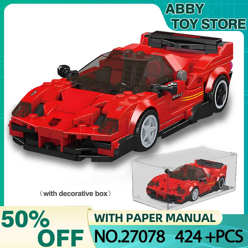 MOLD KING 27078 Технические гонщики F4T Speed Champions, строительный блок для автомобиля, кирпич с коробкой для дисплея, сборная игрушка, детский рождественский подарок
MOLD KING 27078 Технические гонщики F4T Speed Champions, строительный блок для автомобиля, кирпич с коробкой для дисплея, сборная игрушка, детский рождественский подарок