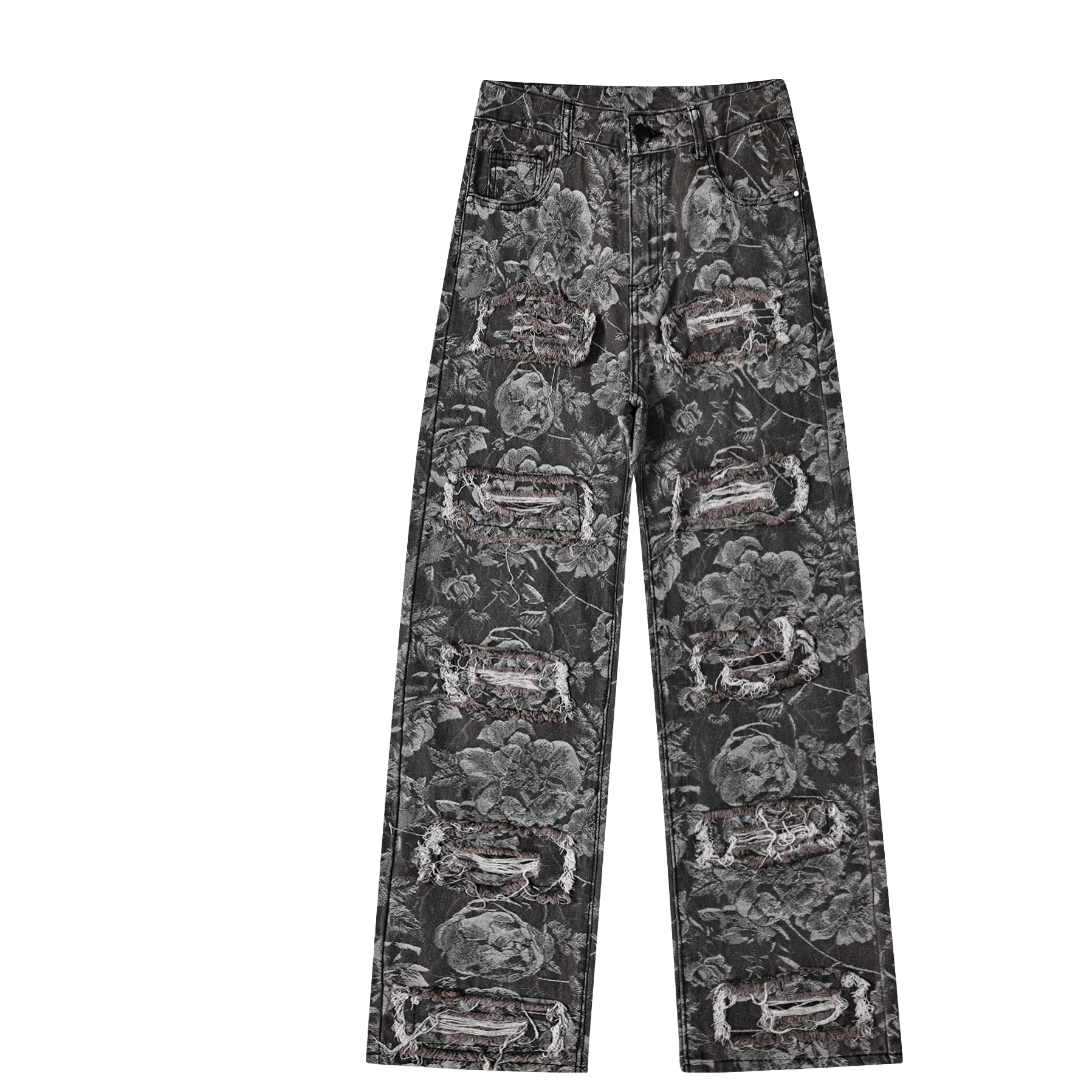 Trendy Loose Wide Leg Jeans Men Man Pants High Street Straight Denim for Young Artistic Digital Print
Trendy Loose Wide Leg Jeans Men Man Pants High Street Straight Denim for Young Artistic Digital Print