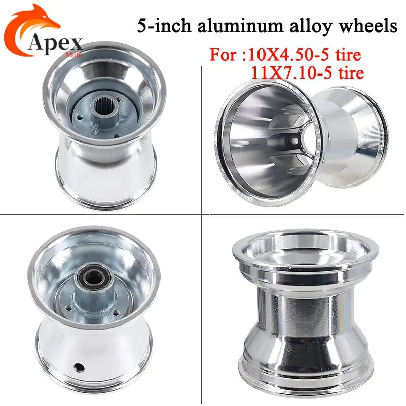 5 inch GO KART wheel rear 11X7.10-5 front 10X4.50-5 Wheel Rim for KARTING ATV UTV Racing Golf Buggy Drift Trike Slick
5 inch GO KART wheel rear 11X7.10-5 front 10X4.50-5 Wheel Rim for KARTING ATV UTV Racing Golf Buggy Drift Trike Slick