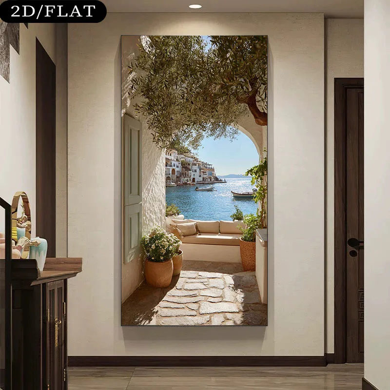 1pc Extra Large Frameless Canvas Wall Art Print - Mediterranean Sea View, Modern Minimalist Coastal Decor Poster for Home Decor
1pc Extra Large Frameless Canvas Wall Art Print - Mediterranean Sea View, Modern Minimalist Coastal Decor Poster for Home Decor