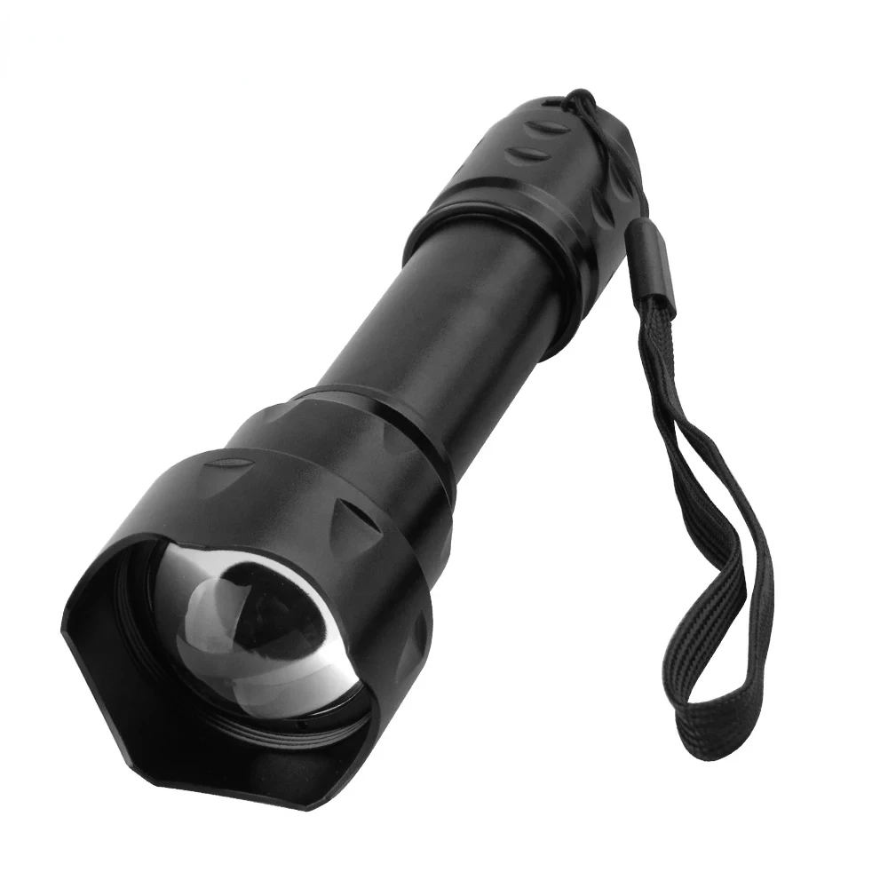 T20 Infrared IR 850nm Night Vision LED Tactical Flashlight Zoom IPX6 Waterproof Torch Use 18650 Battery Hunting Lantern
T20 Infrared IR 850nm Night Vision LED Tactical Flashlight Zoom IPX6 Waterproof Torch Use 18650 Battery Hunting Lantern